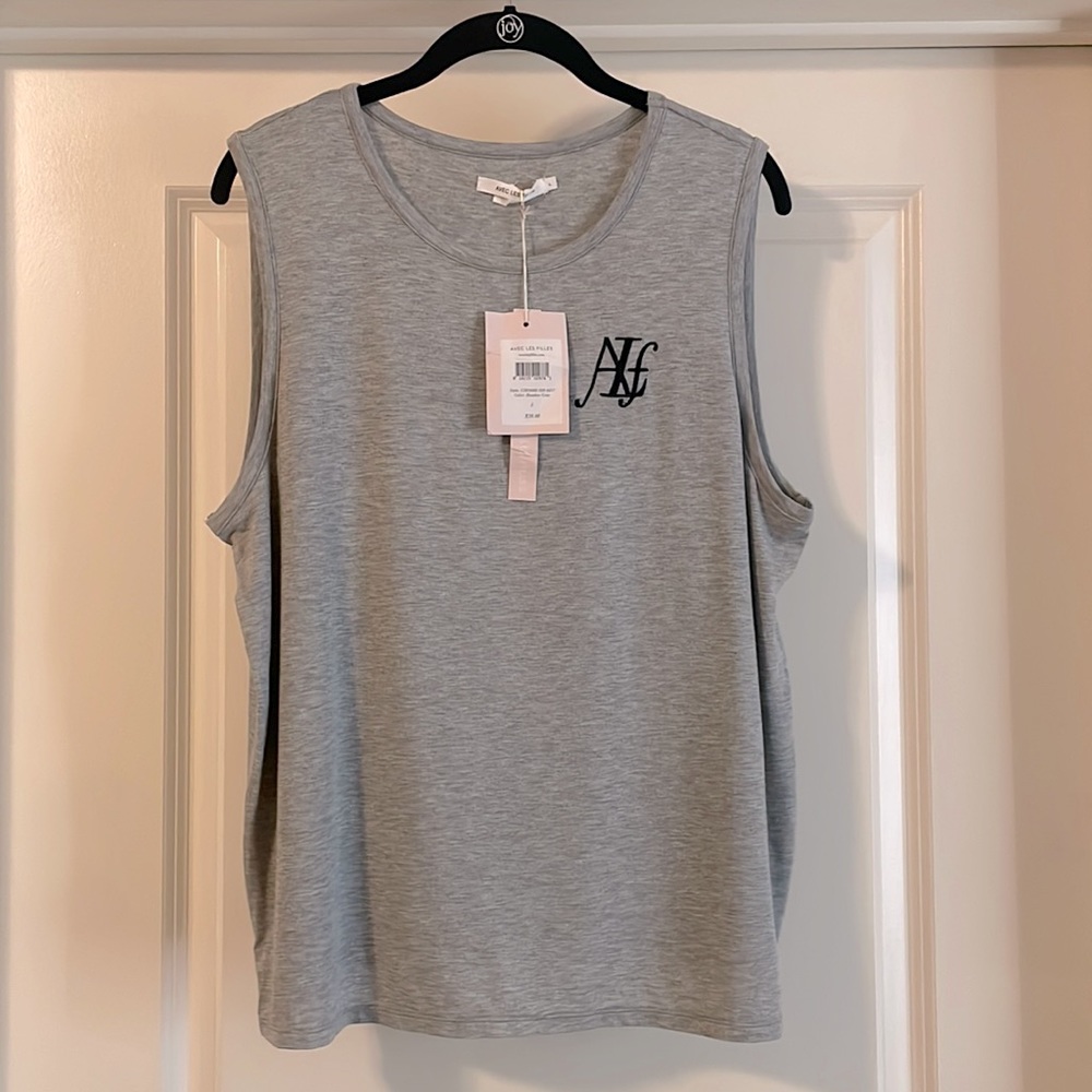 Avec Les Filles tank - Gray / Size L